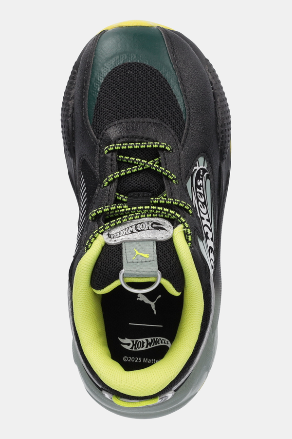 Дитячі кросівки Puma RS-X Hot Wheels AC колір зелений фото 4