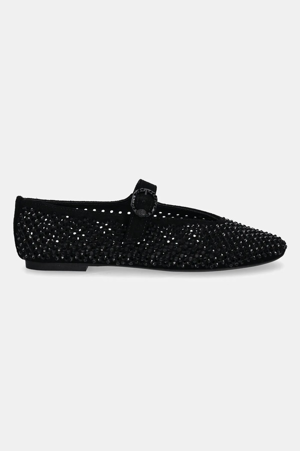 Замшевые балетки Kurt Geiger London Mayfair Ballet Flat цвет черный