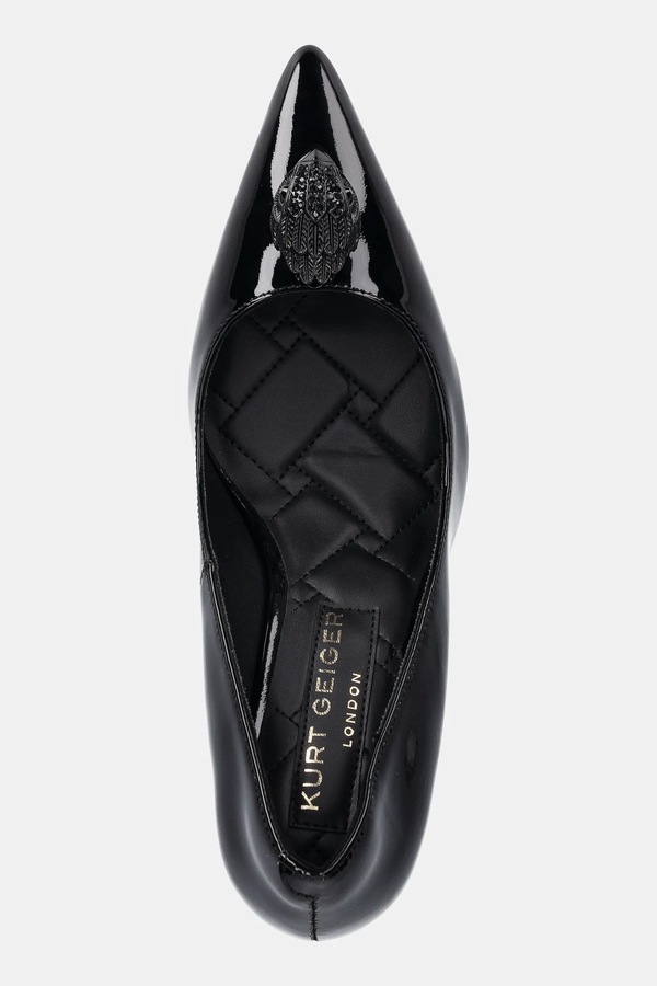 Шкіряні туфлі Kurt Geiger London Belgravia Eagle Court колір чорний фото 4
