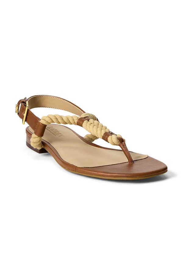 Сандалі Lauren Ralph Lauren Ntcl Everley колір коричневий