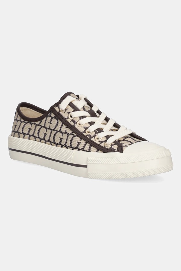 Кеди Guess CAREY колір бежевий