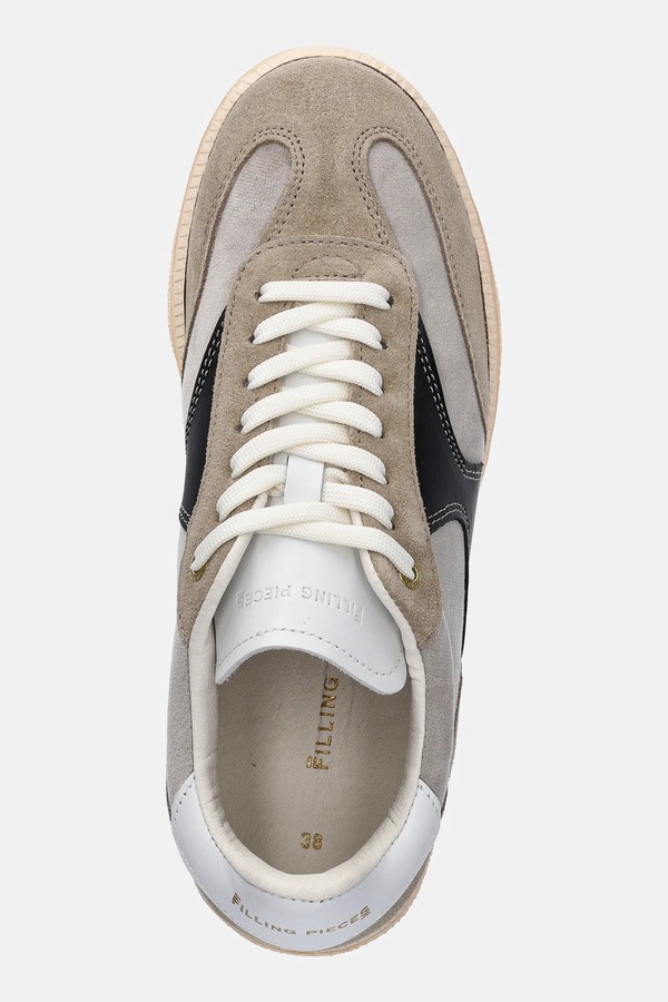 Шкіряні кросівки Filling Pieces Sprinter колір бежевий фото 4