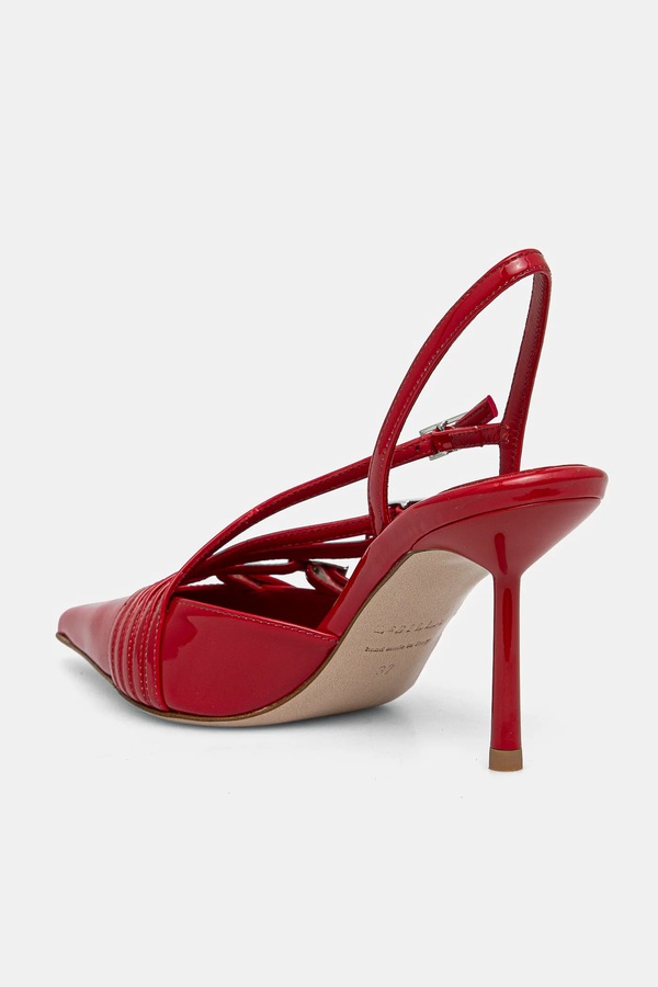 Шкіряні туфлі Le Silla Chanel Scarlet колір червоний фото 2