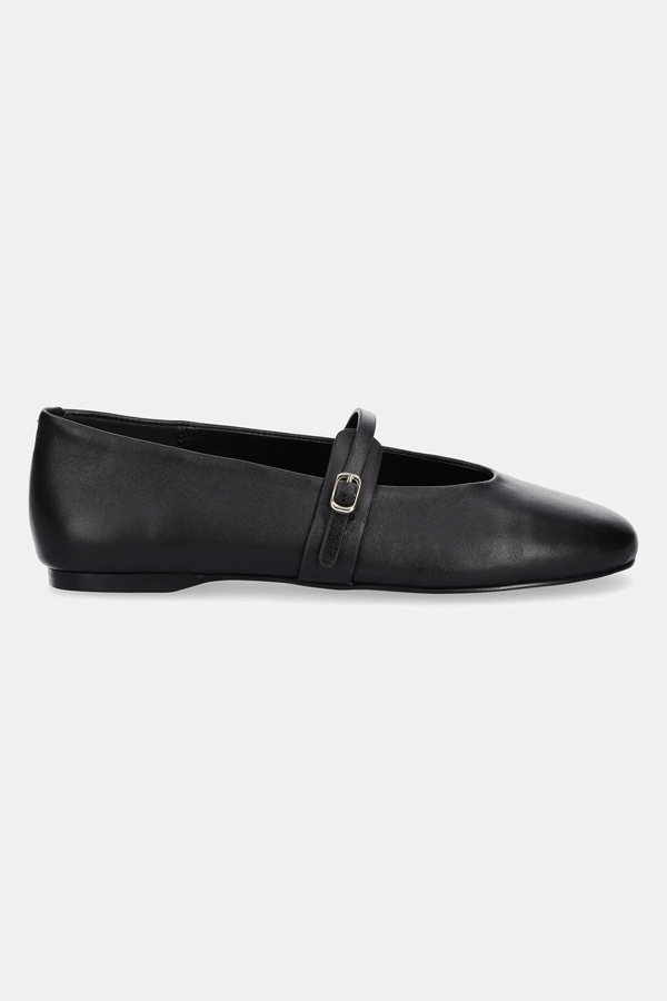 Шкіряні балетки Steve Madden Rejoice колір чорний фото 2