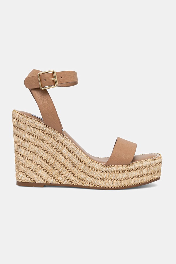 Кожаные сандалии Steve Madden Cassie цвет бежевый