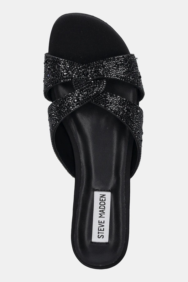 Шльопанці Steve Madden Musa колір чорний фото 4