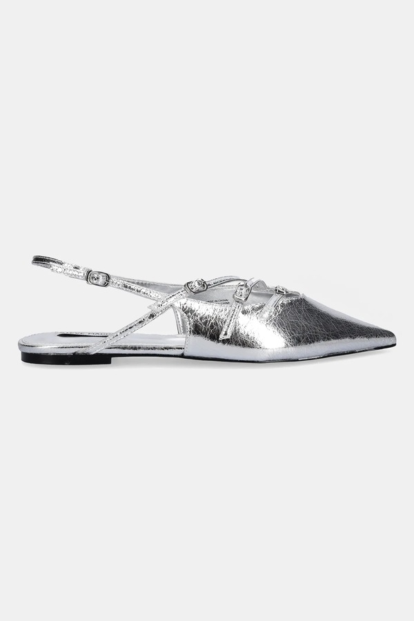 Балетки Steve Madden Cianna колір срібний