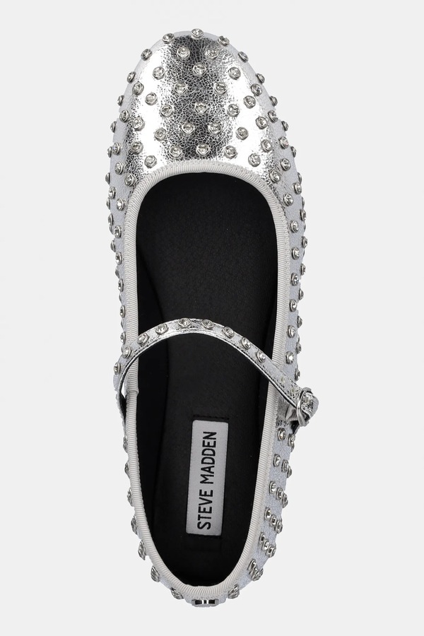 Балетки Steve Madden Vinetta-R колір срібний фото 4