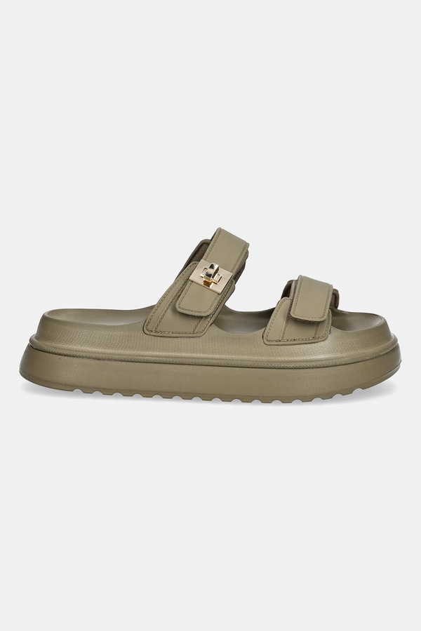 Шльопанці Steve Madden Bigschmona-J колір зелений фото 2