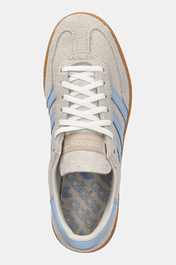 Замшеві кросівки adidas Originals Handball Spezial W колір сірий фото 4