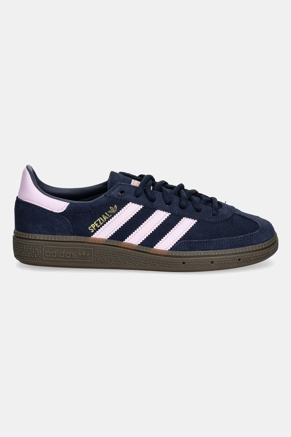 Замшеві кросівки adidas Originals HANDBALL SPEZIAL колір синій