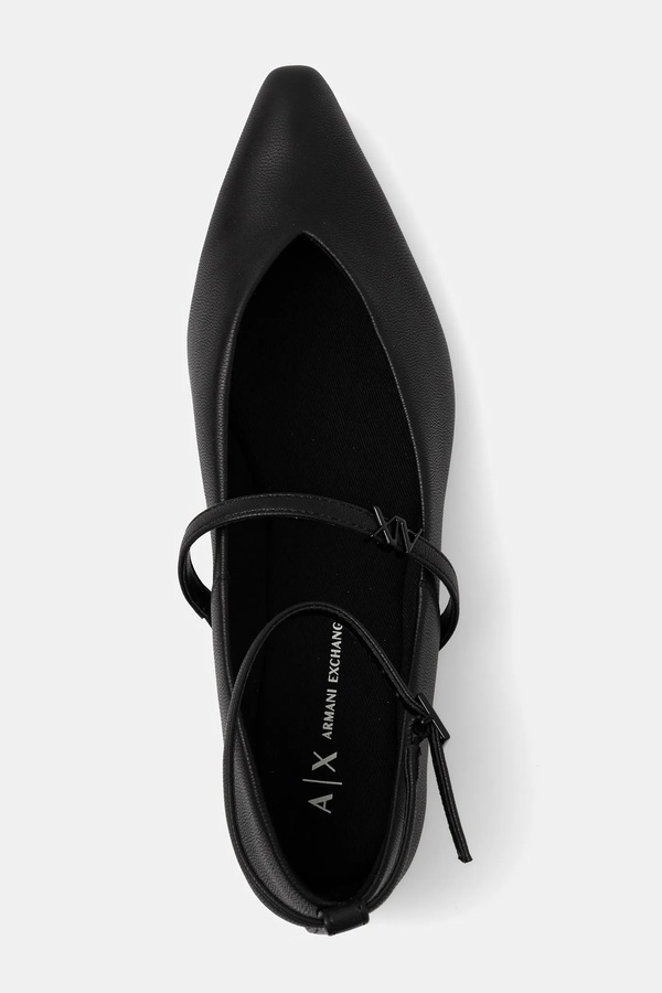 Балетки Armani Exchange колір чорний фото 4