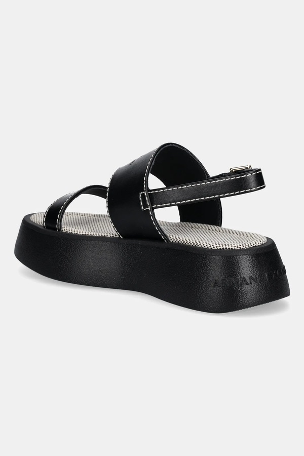 Сандалии Armani Exchange цвет черный фото 2