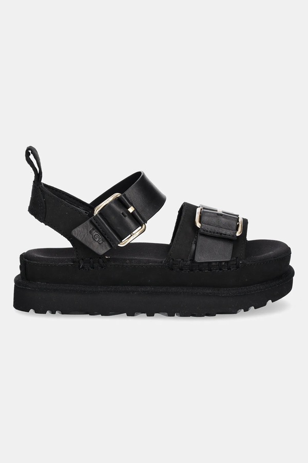 Кожаные сандалии UGG Goldenstar Villa цвет черный