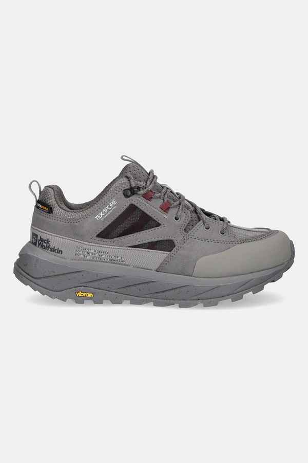 Черевики Jack Wolfskin Terraquest Texapore Low колір сірий фото 2