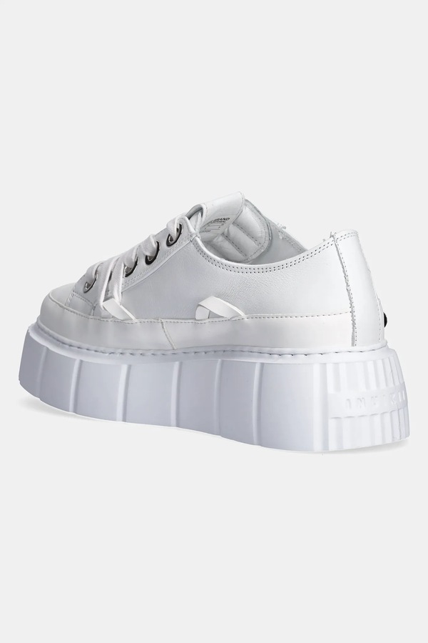 Кожаные кроссовки Inuikii Leather Matilda Low цвет белый фото 2