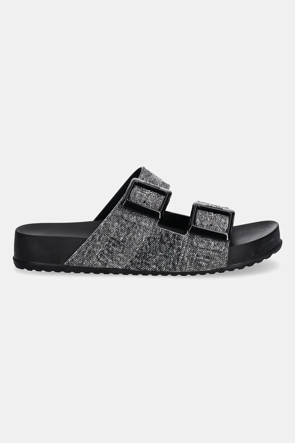 Шльопанці Melissa COZY M LOVER SLIDE DENIM колір чорний