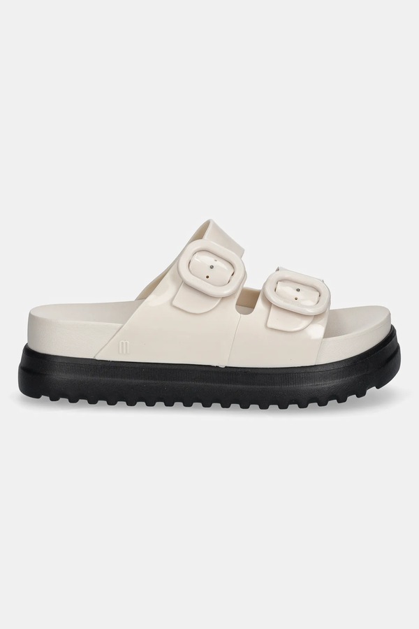 Шльопанці Melissa COZY PLATFORM колір бежевий