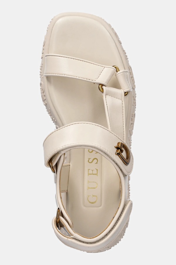 Сандалі Guess LANARA колір бежевий фото 4