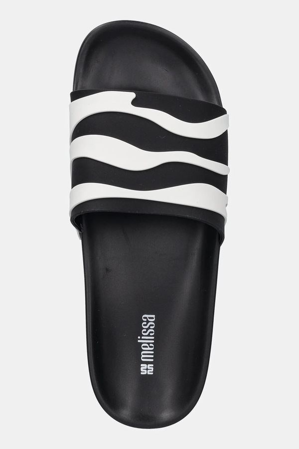 Шльопанці Melissa ANIMAL PRINT SLIDE AD колір чорний фото 4