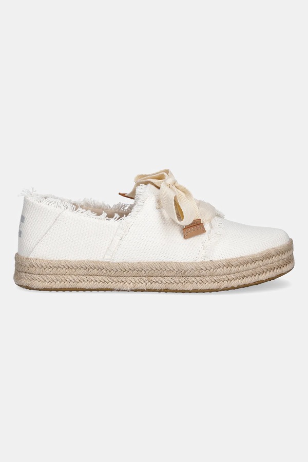 Кеды Toms BEACHSIDE WOVEN/FRAY цвет белый