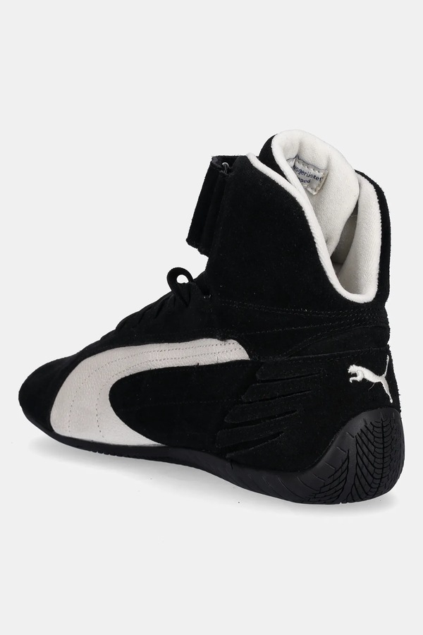 Замшеві кросівки Puma Speedcat Mid колір чорний фото 2