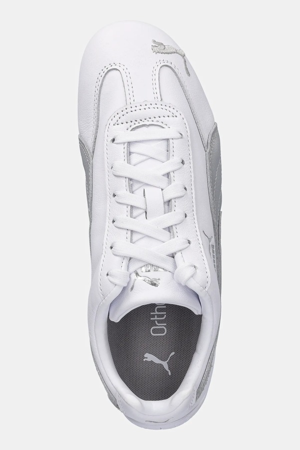 Шкіряні кросівки Puma Speedcat LTH колір білий фото 4
