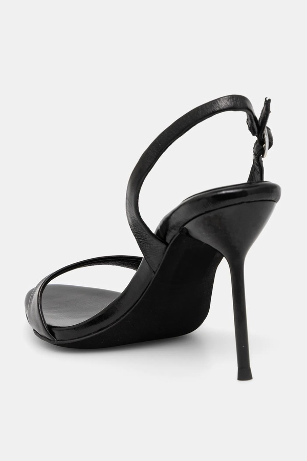 Шкіряні сандалі Jeffrey Campbell Go-Getter колір чорний фото 3