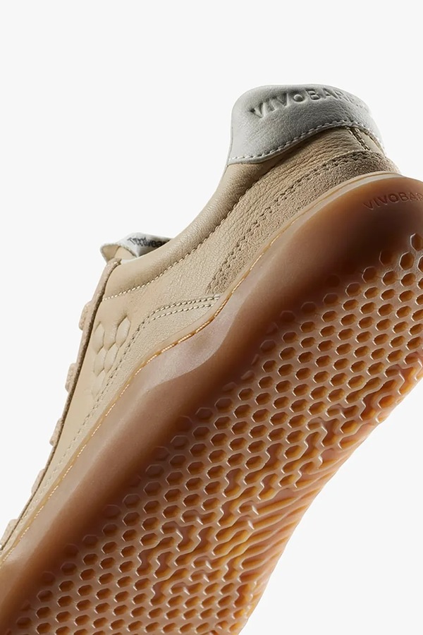 Шкіряні кросівки Vivobarefoot GOBI II PREMIUM LEATHER колір бежевий фото 4