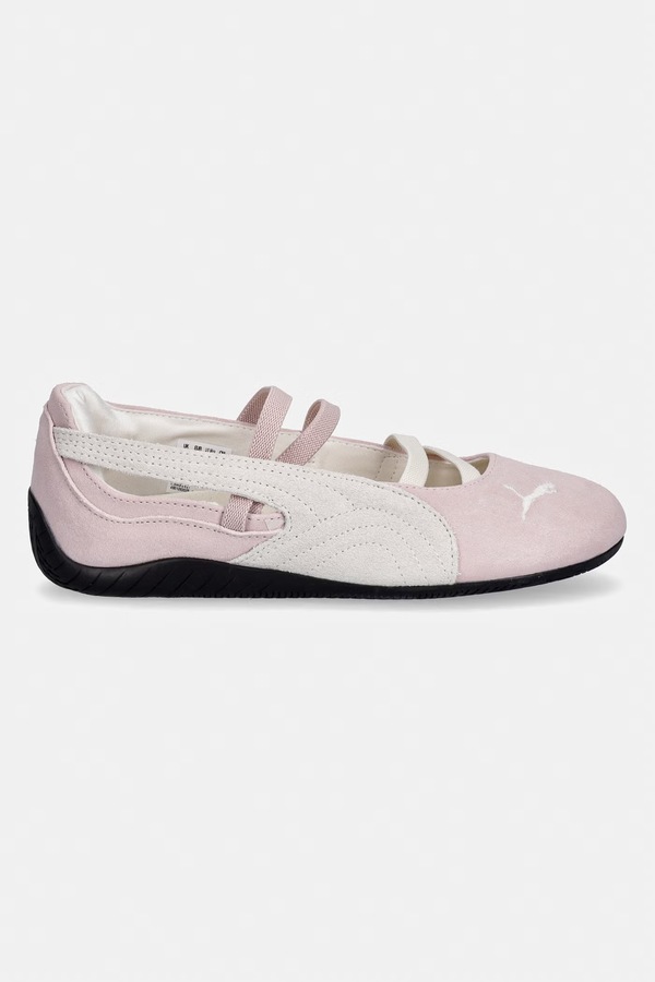 Замшеві балетки Puma Speedcat Ballet колір чорний