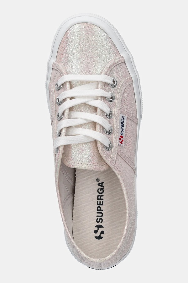 Кеди Superga LAMEW колір помаранчевий фото 4