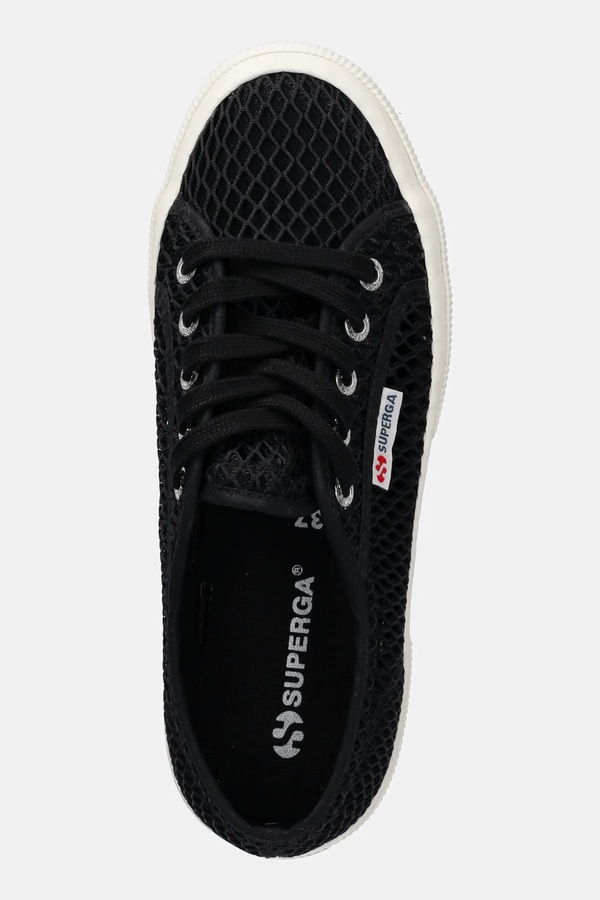 Кеди Superga MESH колір чорний фото 4
