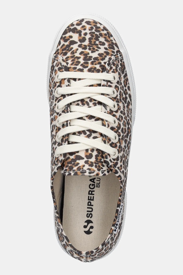 Кеди Superga PLATFORM LEOPARD PRINT LE колір коричневий фото 4