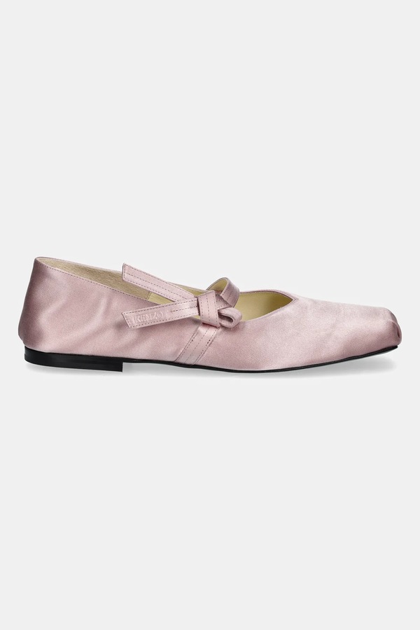 Балетки Kenzo Ballerina колір рожевий