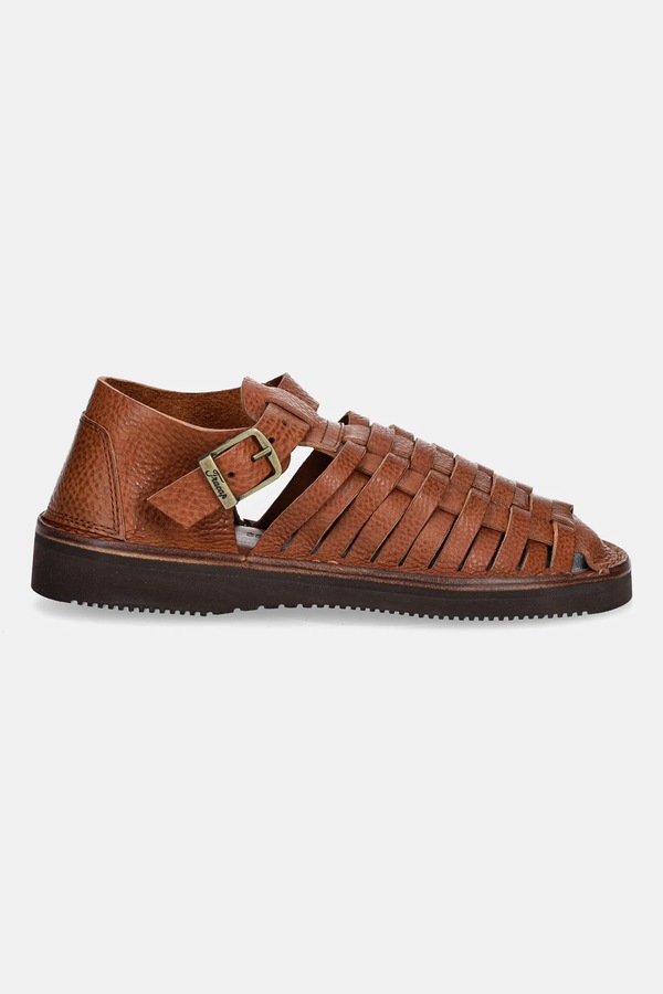 Шкіряні сандалі Fracap Sandals колір коричневий