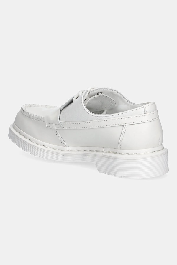Кожаные мокасины MM6 Maison Margiela x Dr. Martens цвет белый фото 2