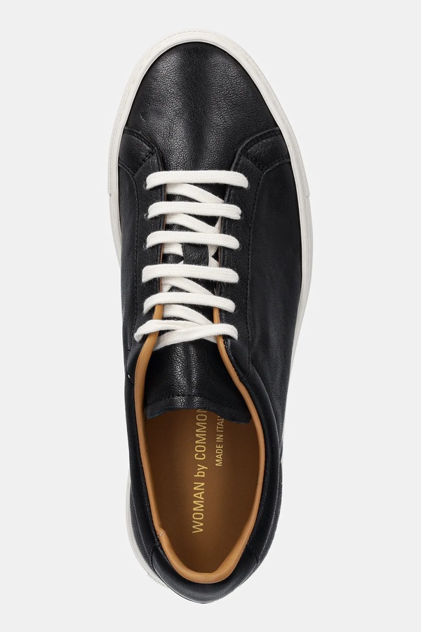 Шкіряні кросівки Common Projects Retro Summer Premium колір чорний фото 4
