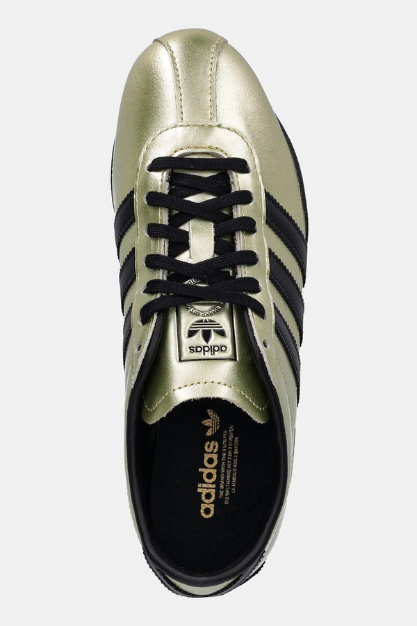 Шкіряні кросівки adidas Originals Tokyo W колір золотий фото 4