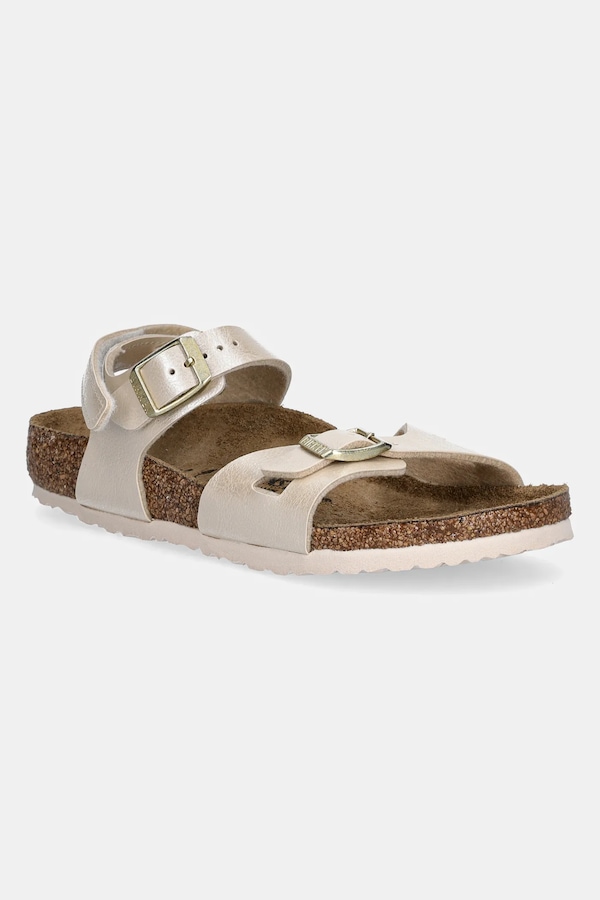 Дитячі сандалі Birkenstock Rio AS Kids колір бежевий