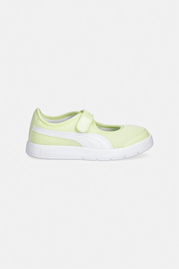 Courtflex v3 Lina V кросівки дитячі Puma колір зелений