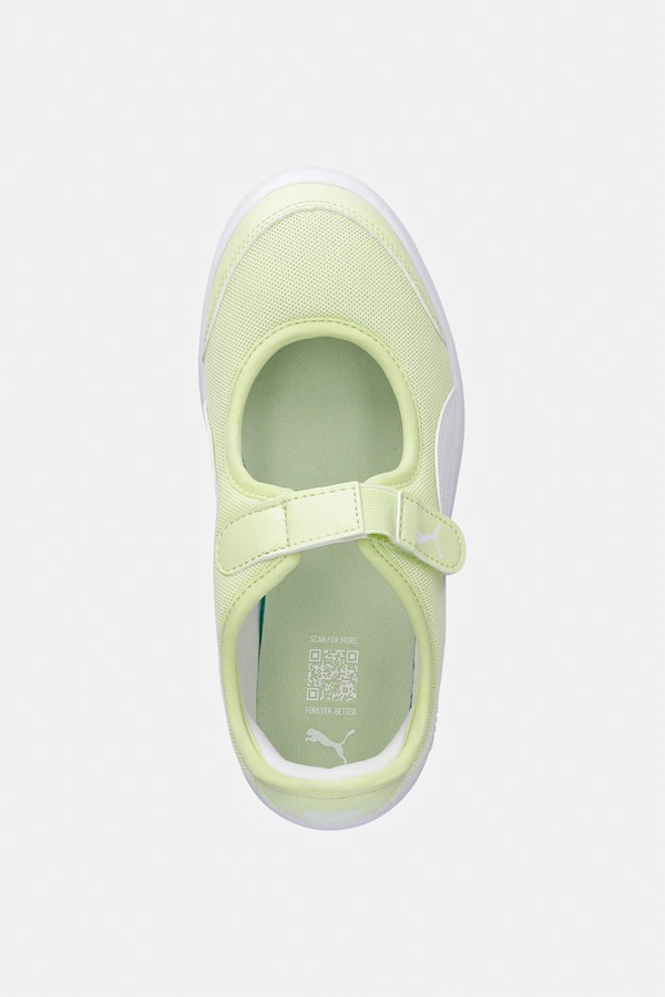 Courtflex v3 Lina V кросівки дитячі Puma колір зелений фото 4