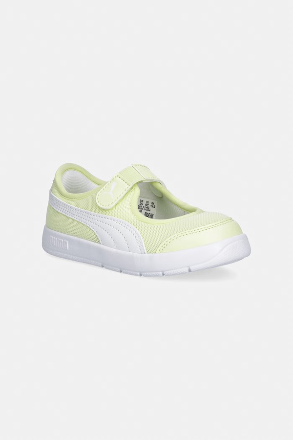 Courtflex v3 Lina V кросівки дитячі Puma колір зелений