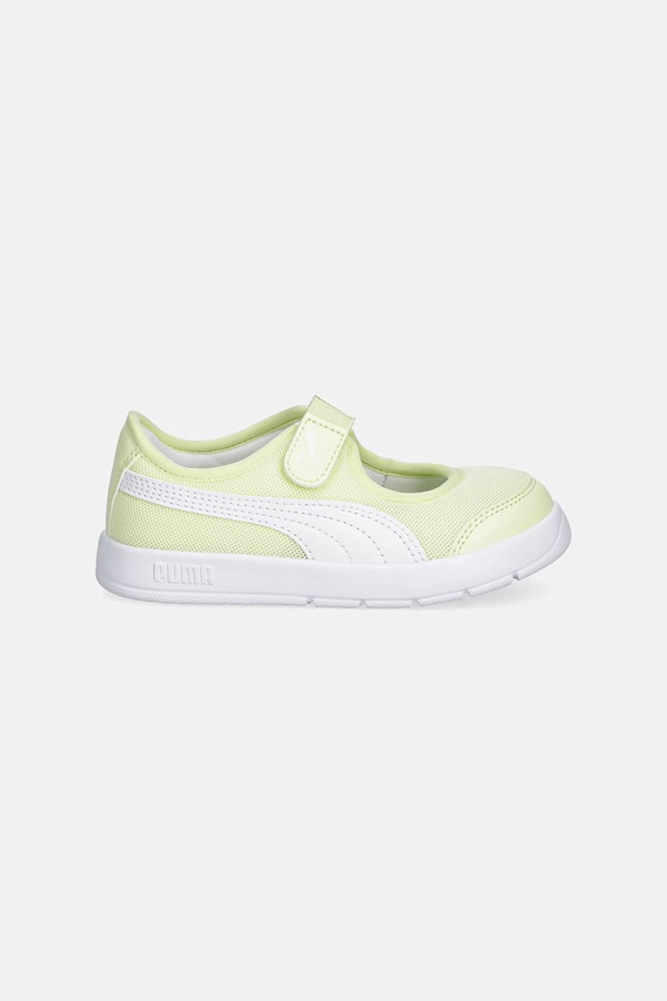 Courtflex v3 Lina V кросівки дитячі Puma колір зелений