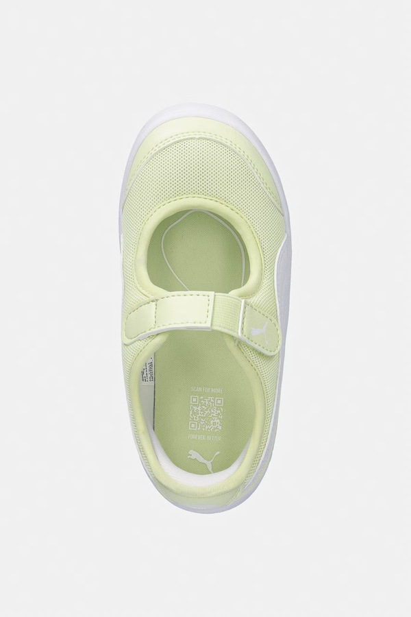 Courtflex v3 Lina V кросівки дитячі Puma колір зелений фото 4