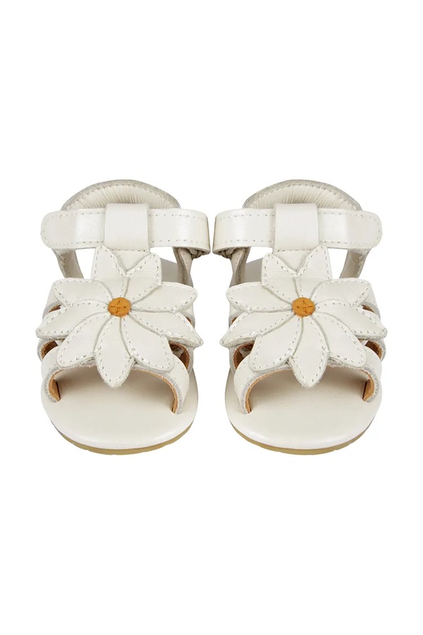 Детские кожаные сандалии Donsje Tuti Fields Sandals Daisy цвет белый фото 2