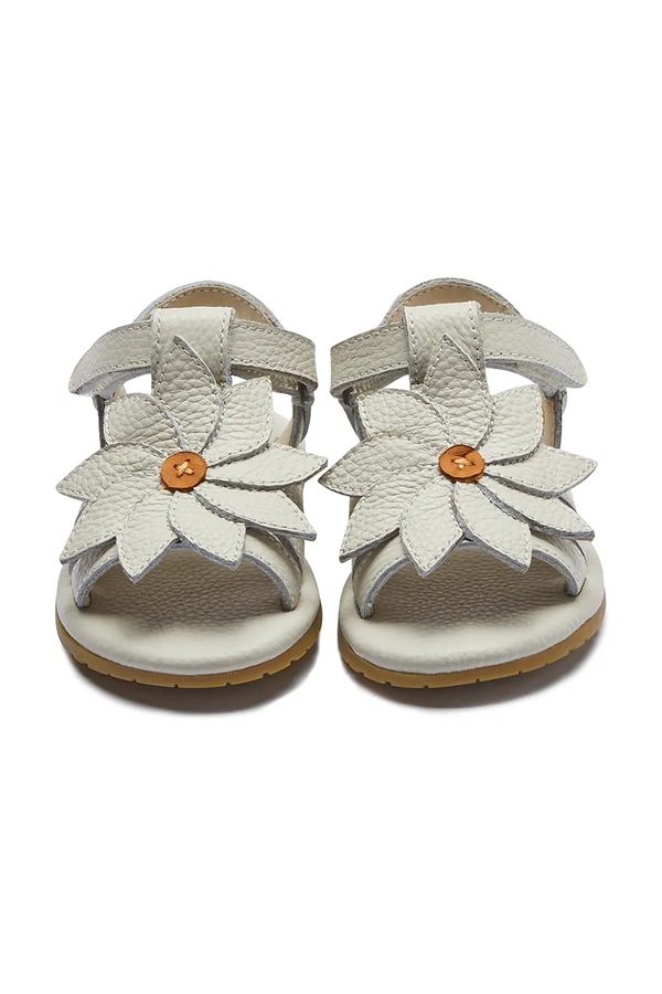 Детские кожаные сандалии Donsje Jiles Fields Sandals Daisy цвет белый