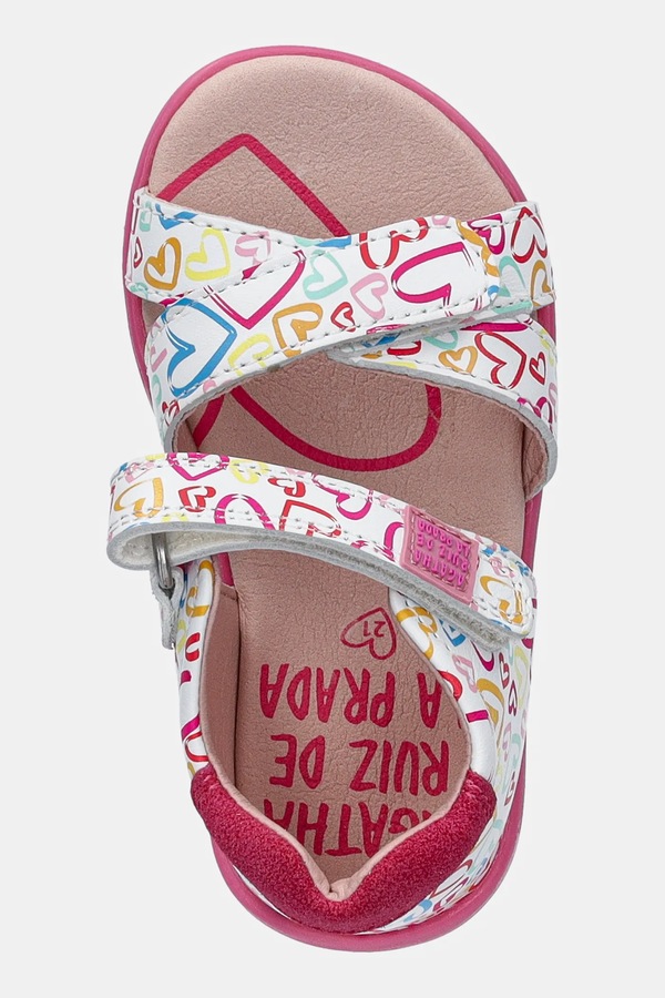 Сандалі Agatha Ruiz de la Prada колір білий фото 4