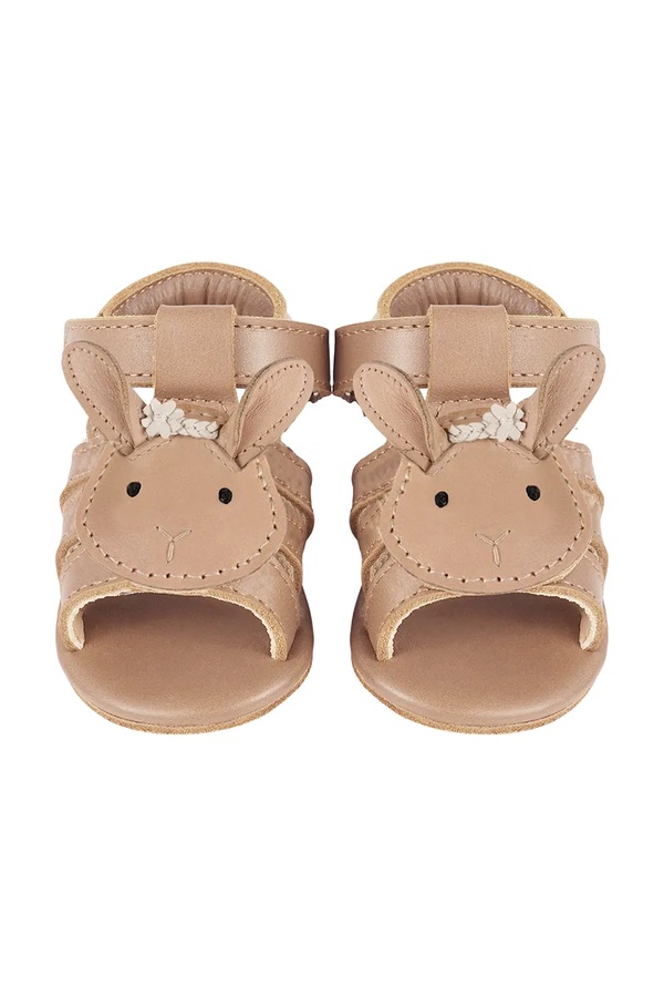 Детские кожаные сандалии Donsje Stelloux Sandals Bride цвет бежевый