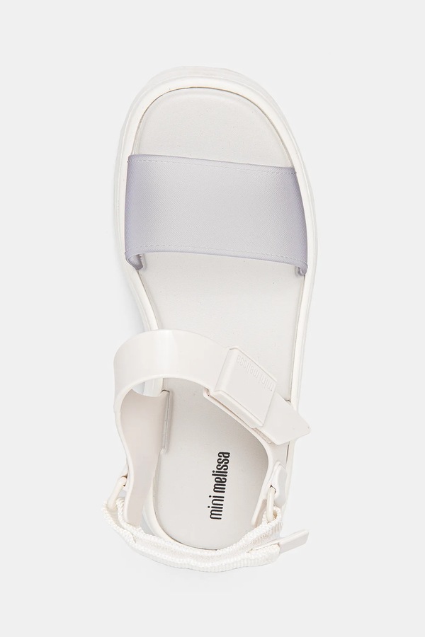 Босоніжки на платформі дитячі Melissa KICK OFF SANDAL колір білий фото 4