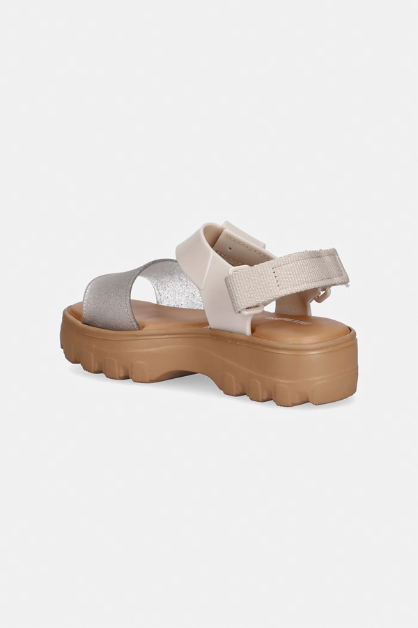 Босоніжки на платформі дитячі Melissa KICK OFF SANDAL колір бежевий фото 2